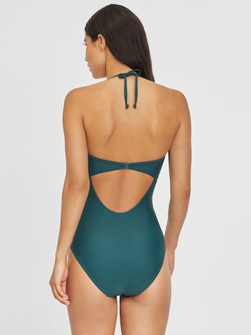 BRUNO BANANI Bustier Badeanzug in Grün