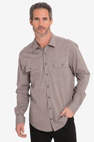 Coupe regular Chemise JP1880 en gris : devant