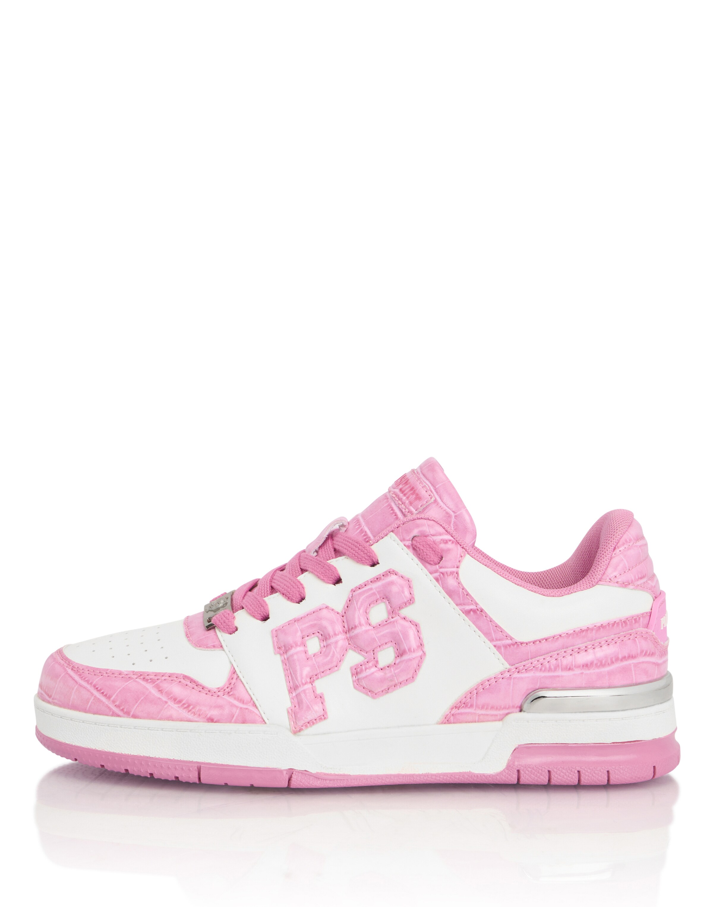 Plein Sport - Zapatillas deportivas bajas 'Cocco' en blanco: frente