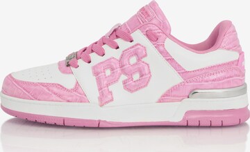 Plein Sport - Zapatillas deportivas bajas 'Cocco' en blanco: frente