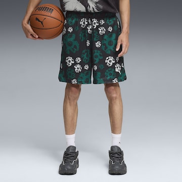 PUMA Regular Sports trousers 'Hoopocalypse Wendbare' in Black
