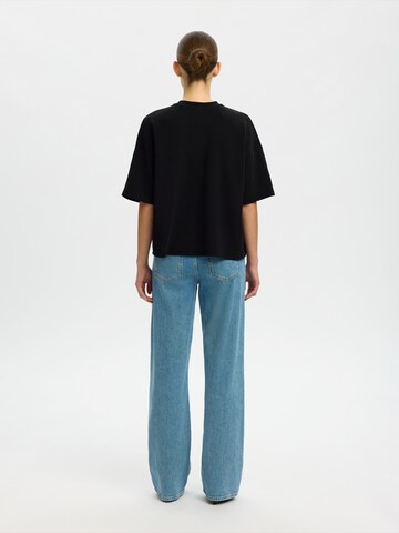 T-shirt oversize 'SLFTenny' SELECTED en noir