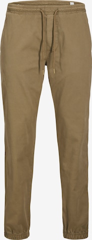 smėlio JACK & JONES Siaurėjantis Kelnės 'JPSTKANE TROY': priekis