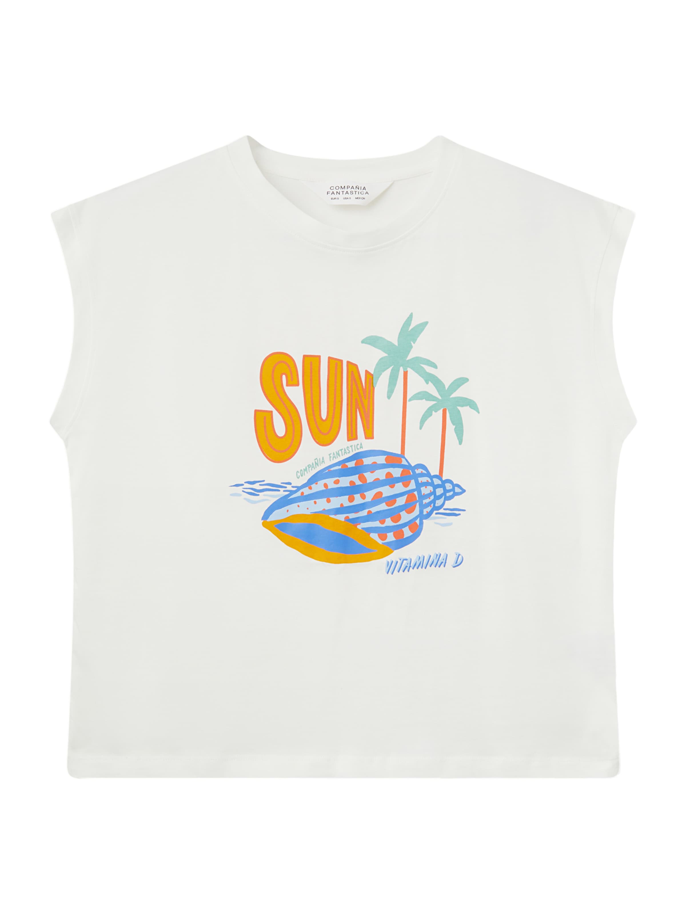 Compania Fantastica Tričko – bílá: přední strana