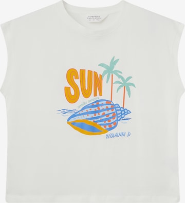 Tricou de la Compania Fantastica pe alb: față