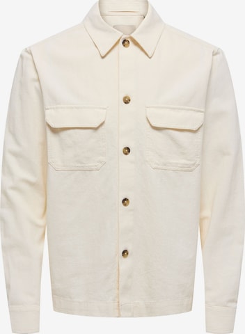 Only & Sons Skjorte 'ONSCOLT' i beige: forside