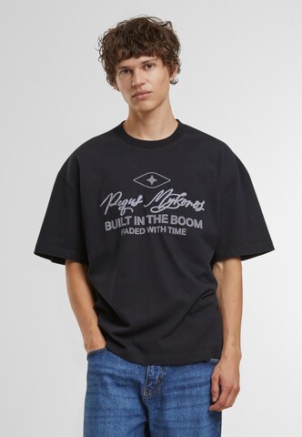 Pequs Shirt 'Built in the Boom' in Black: front