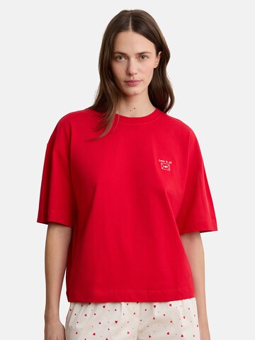 Camicia da notte 'Lettera' di ETAM in rosso