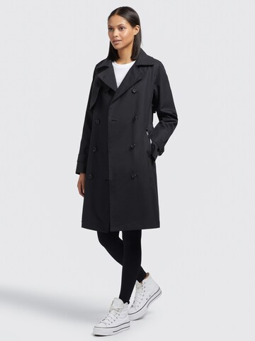 Manteau mi-saison 'Sarina2' khujo en noir