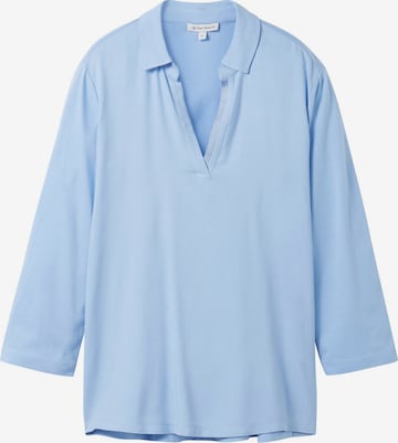 TOM TAILOR Blouse in Blauw: voorkant