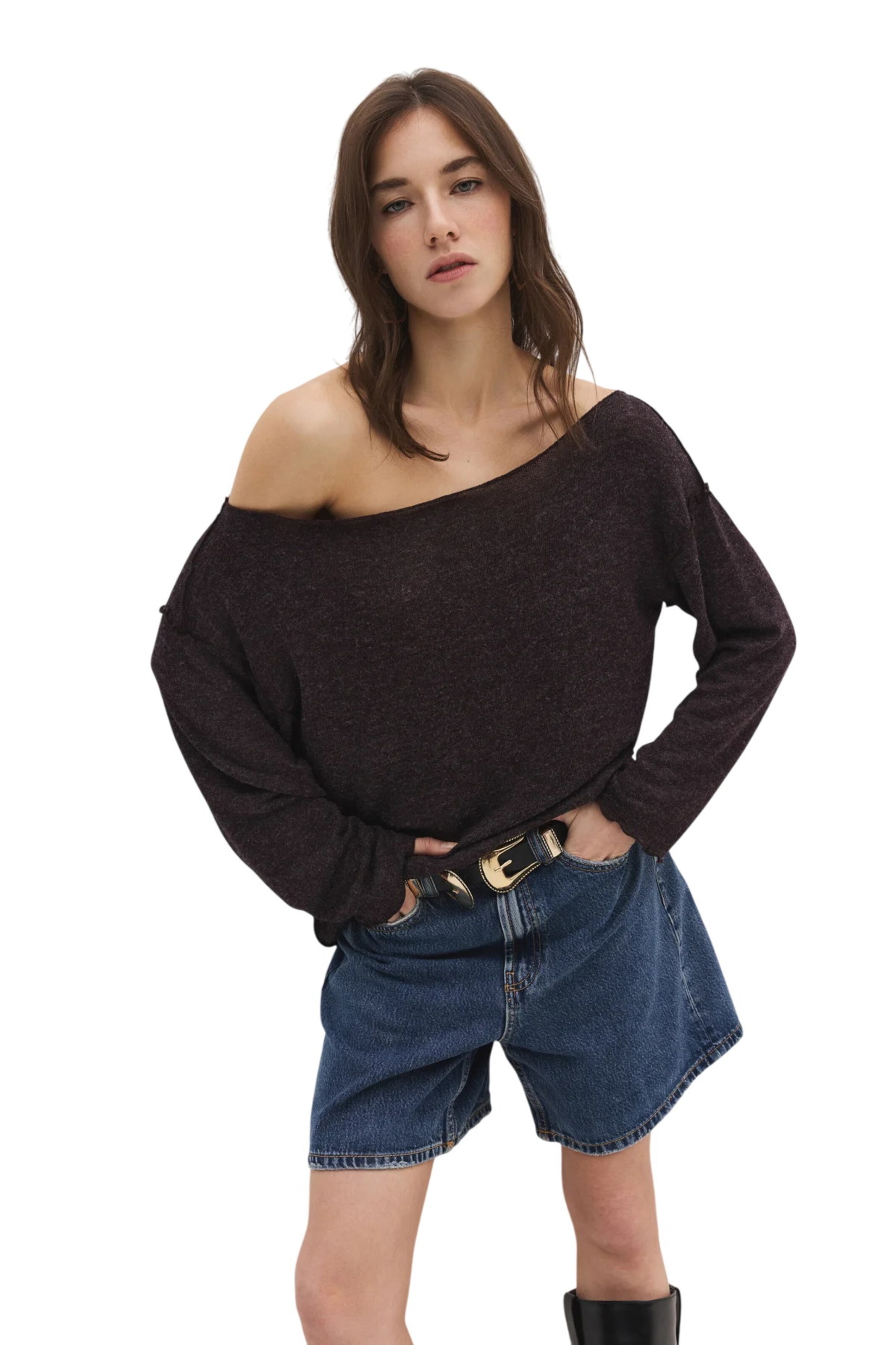 No Matter What Sweatshirt in Zwart: voorkant