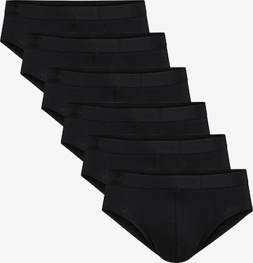 Slip CALIDA en noir : devant