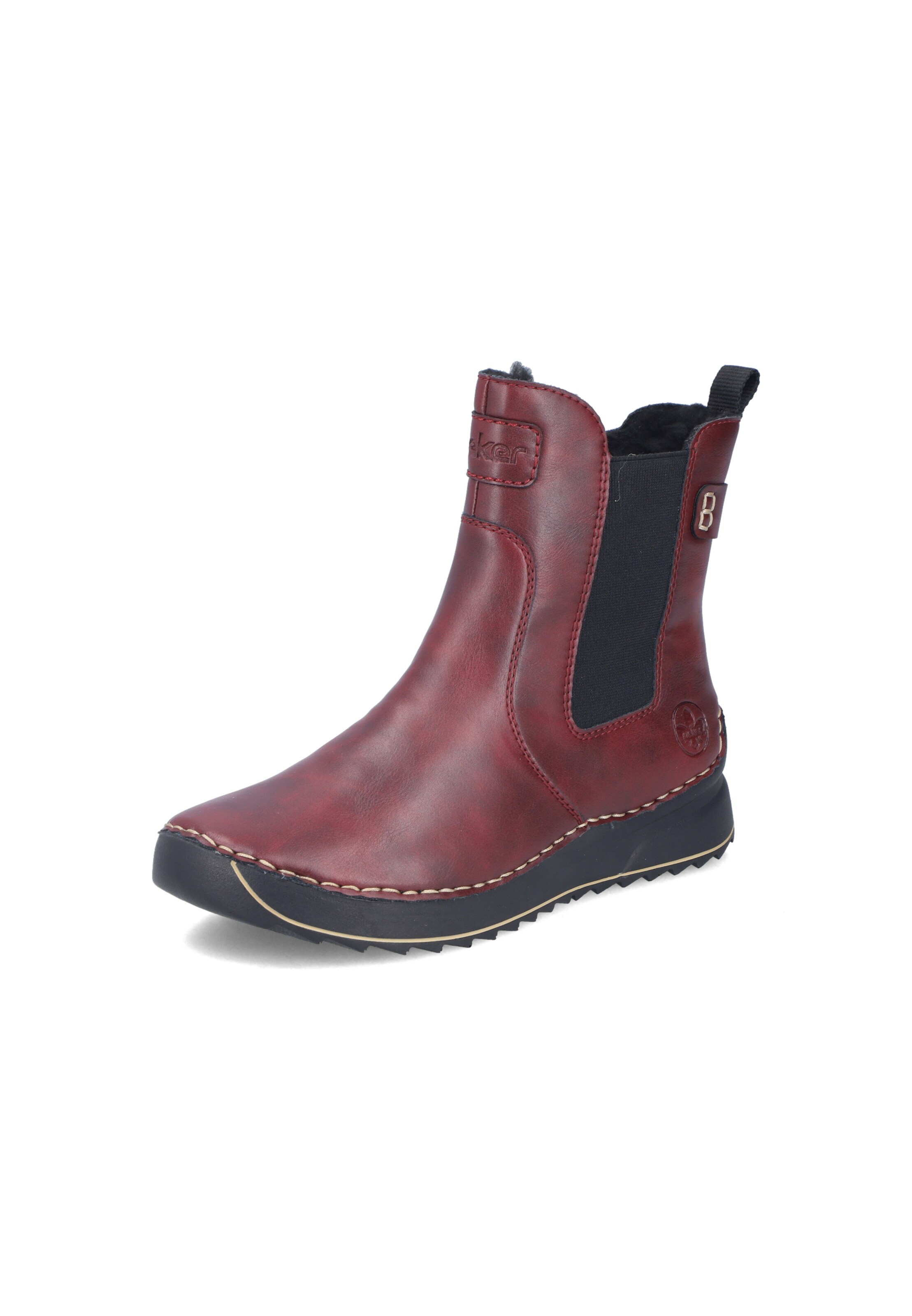 Chelsea Boots ' 51560 ' Rieker en rouge : devant