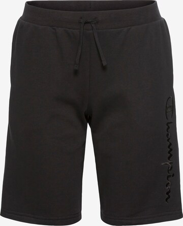 Champion Authentic Athletic Apparel Workout Pants in Black: front