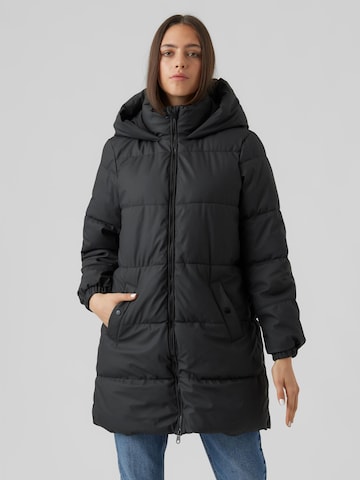VERO MODA Vinterfrakke 'VMGRETAFIE' i sort: forside