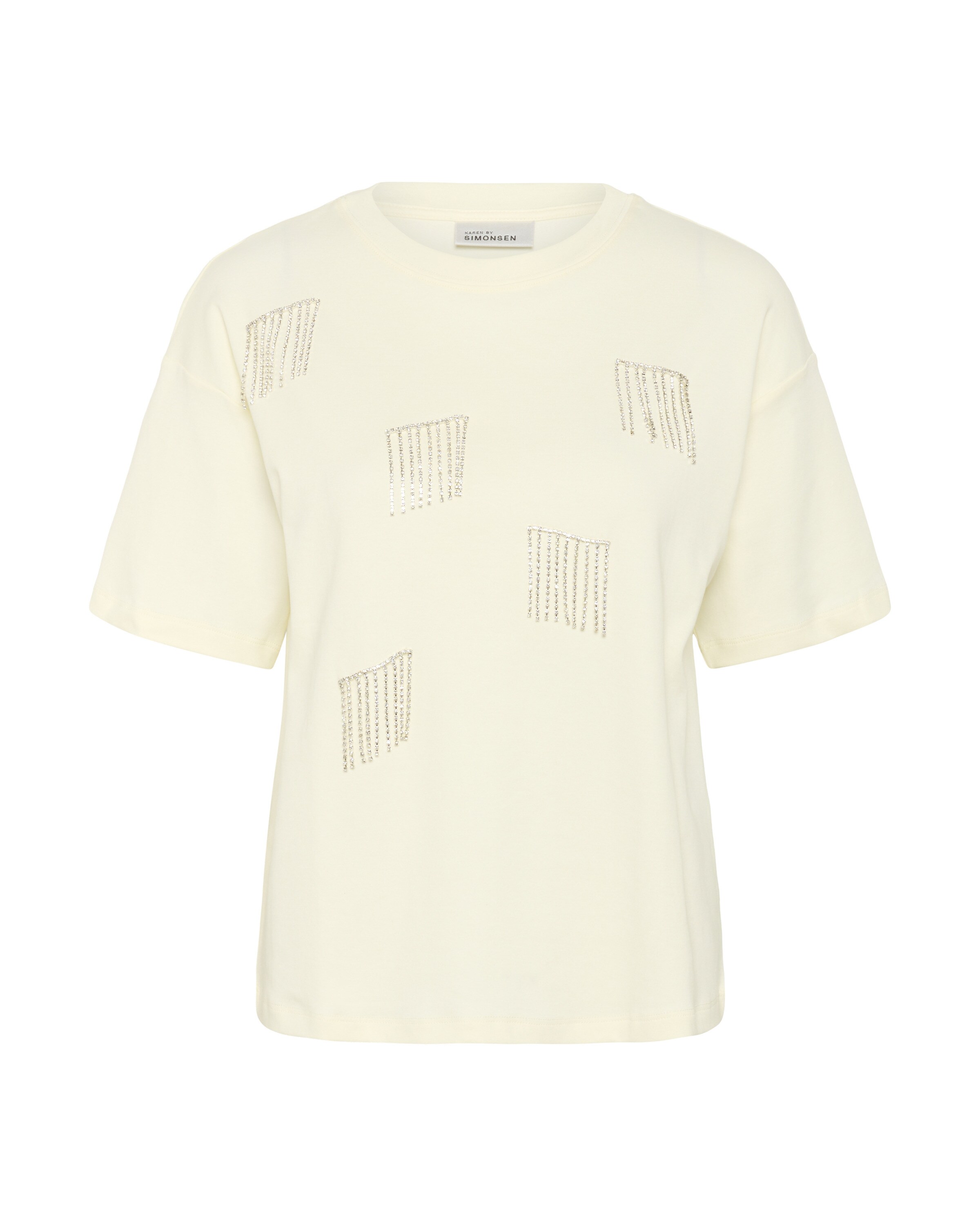 KAREN BY SIMONSEN Bluse i hvid: forside