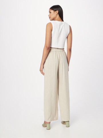 Wide Leg Pantalon River Island en beige