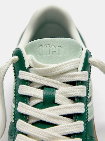 Baskets basses Pull&Bear en vert