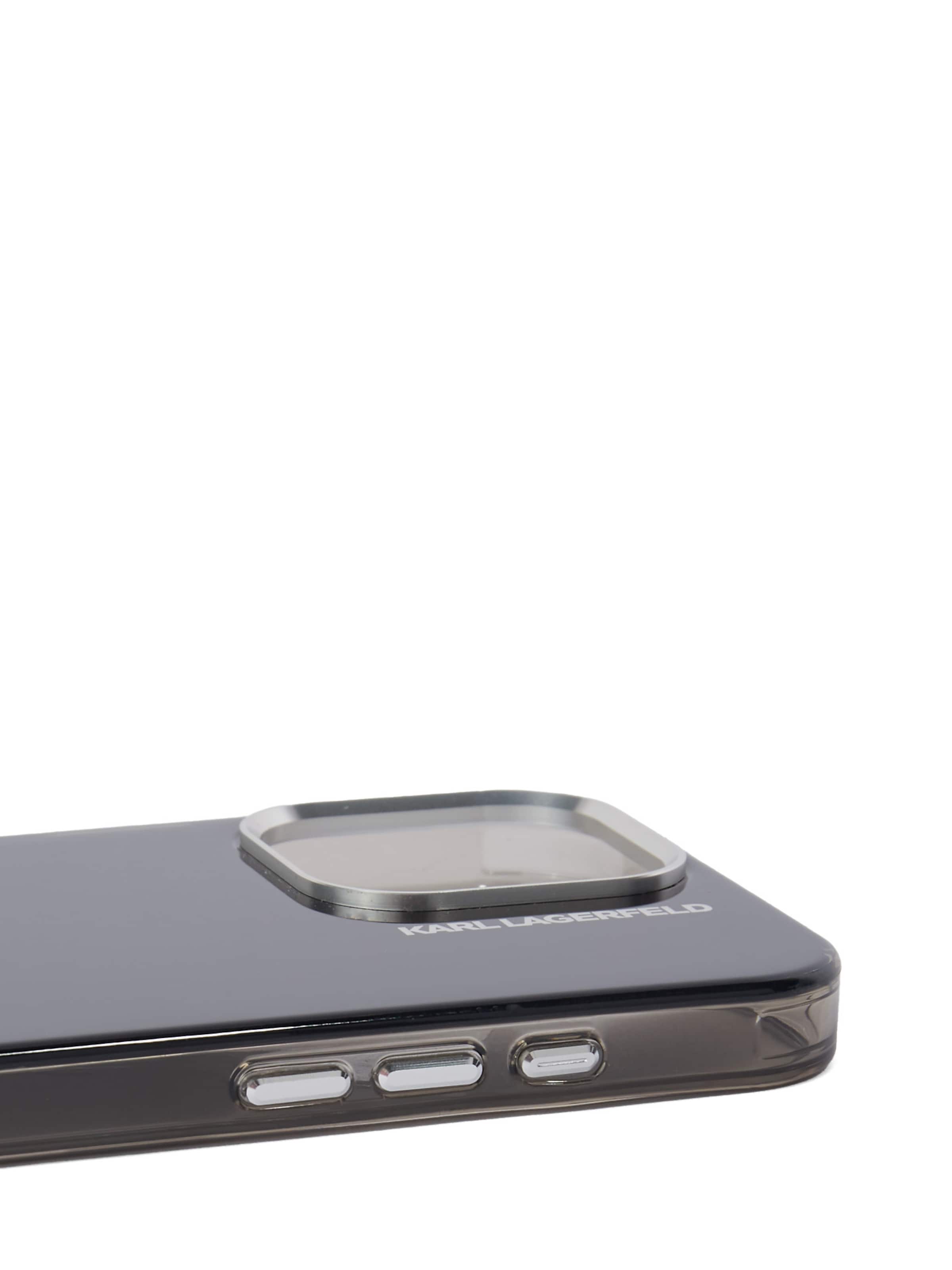 Karl Lagerfeld Telefonitasku 'iPhone 16 Pro Max', värv must