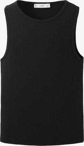 MANGO Top 'BONI' in Zwart: voorkant