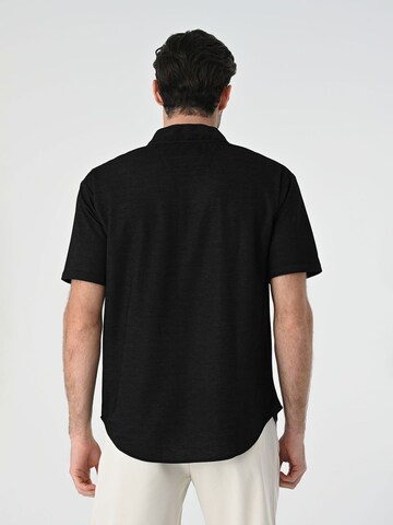 Antioch Comfort fit Button Up Shirt in Black