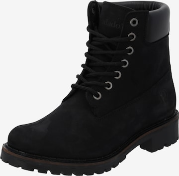 Bottes à lacets 'Funnall' Palado en noir : devant