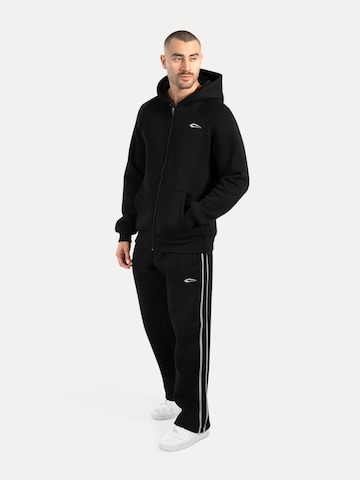 Smilodox Zip HoodieYasin in Schwarz