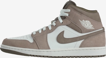 Jordan Високи маратонки 'AIR JORDAN 1 MID' в сиво: отпред