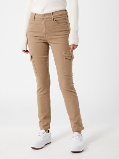 MOTHER Jeans 'The Mid Rise Dazzler' in beige, Modelansicht