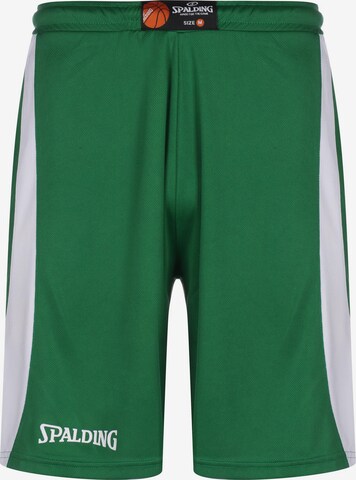 SPALDING Regular Workout Pants 'Jam ' in Green: front