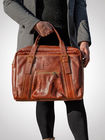 bupell Briefcase 'Tosco' in Brown