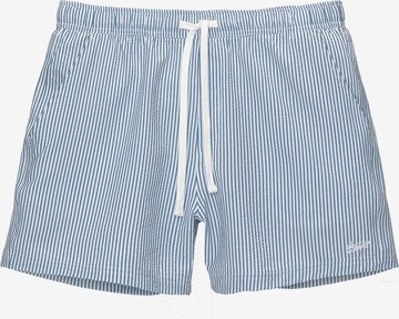 Pull&Bear Badeshorts in Blau: predná strana