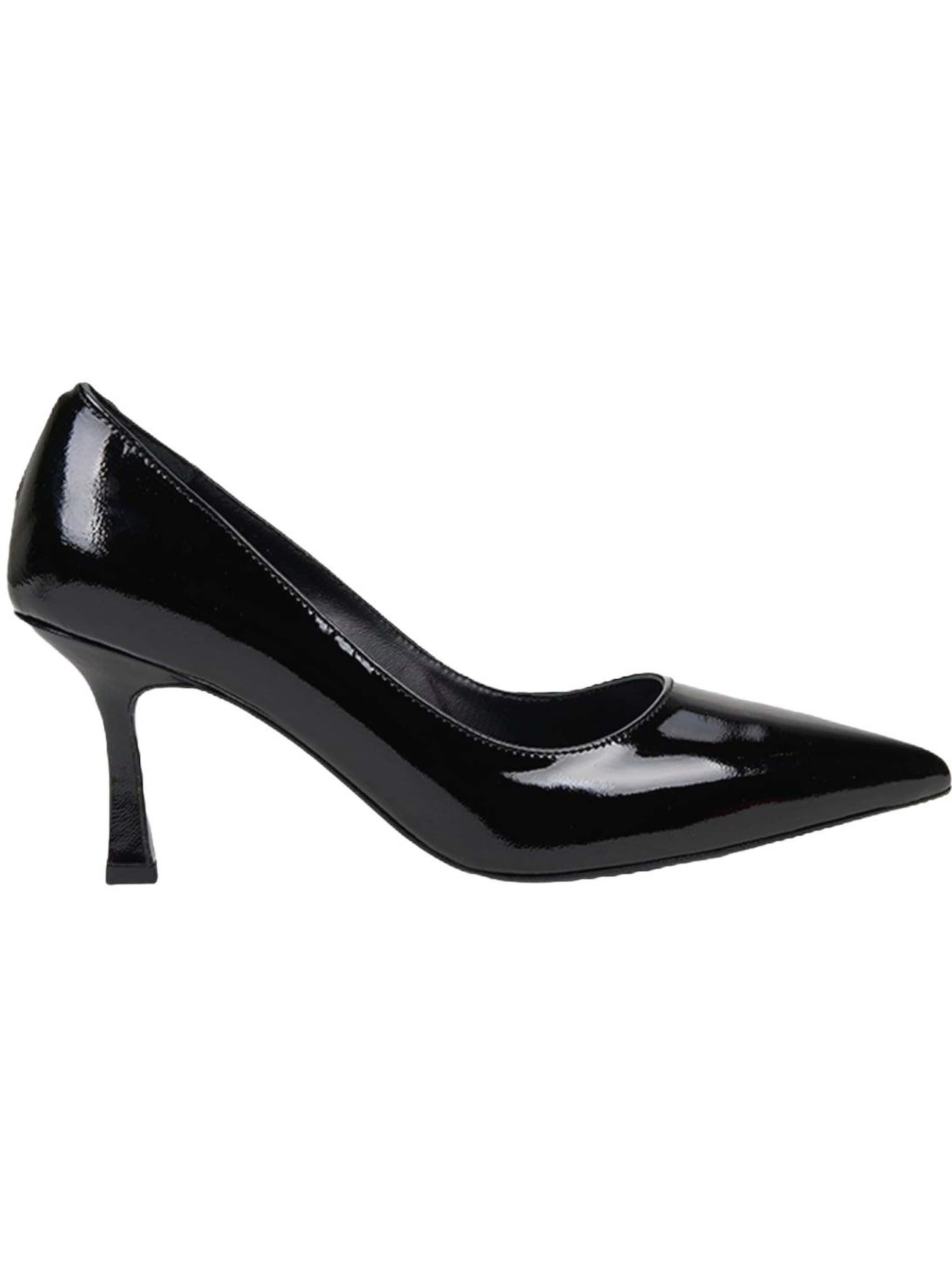 Desa - Zapatos con plataforma 'Pumps' en negro: frente