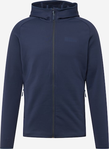 JACK WOLFSKIN Athletic Fleece Jacket 'BAISELBERG' in Blue: front