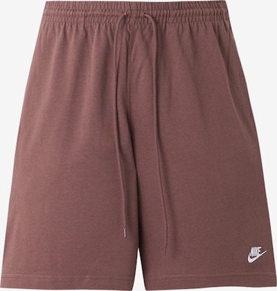 29-30 dydžio Kelnės 'CLUB' iš Nike Sportswear, spalva – kaštoninė spalva, Prekių apžvalga