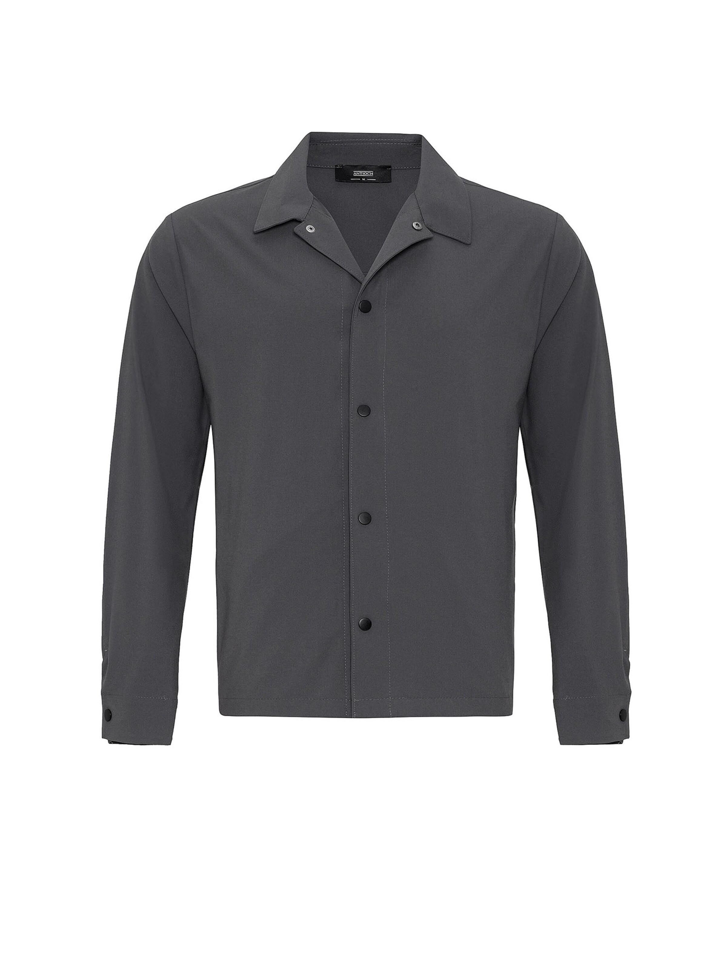 Antioch Rovný strih Košeľa - Sivá: predná strana