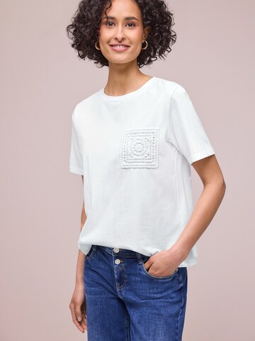 STREET ONE Shirt in White: front