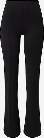 mbym Flared Trousers in Black: front