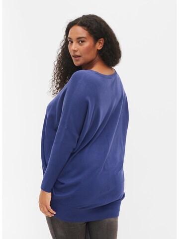 Zizzi Sweater 'MCARRIE' in Blue