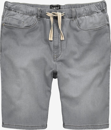 Men Plus Regular Jeans in Grey: front