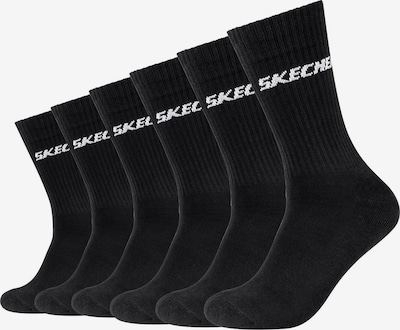 SKECHERS Athletic Socks in Black / White, Item view