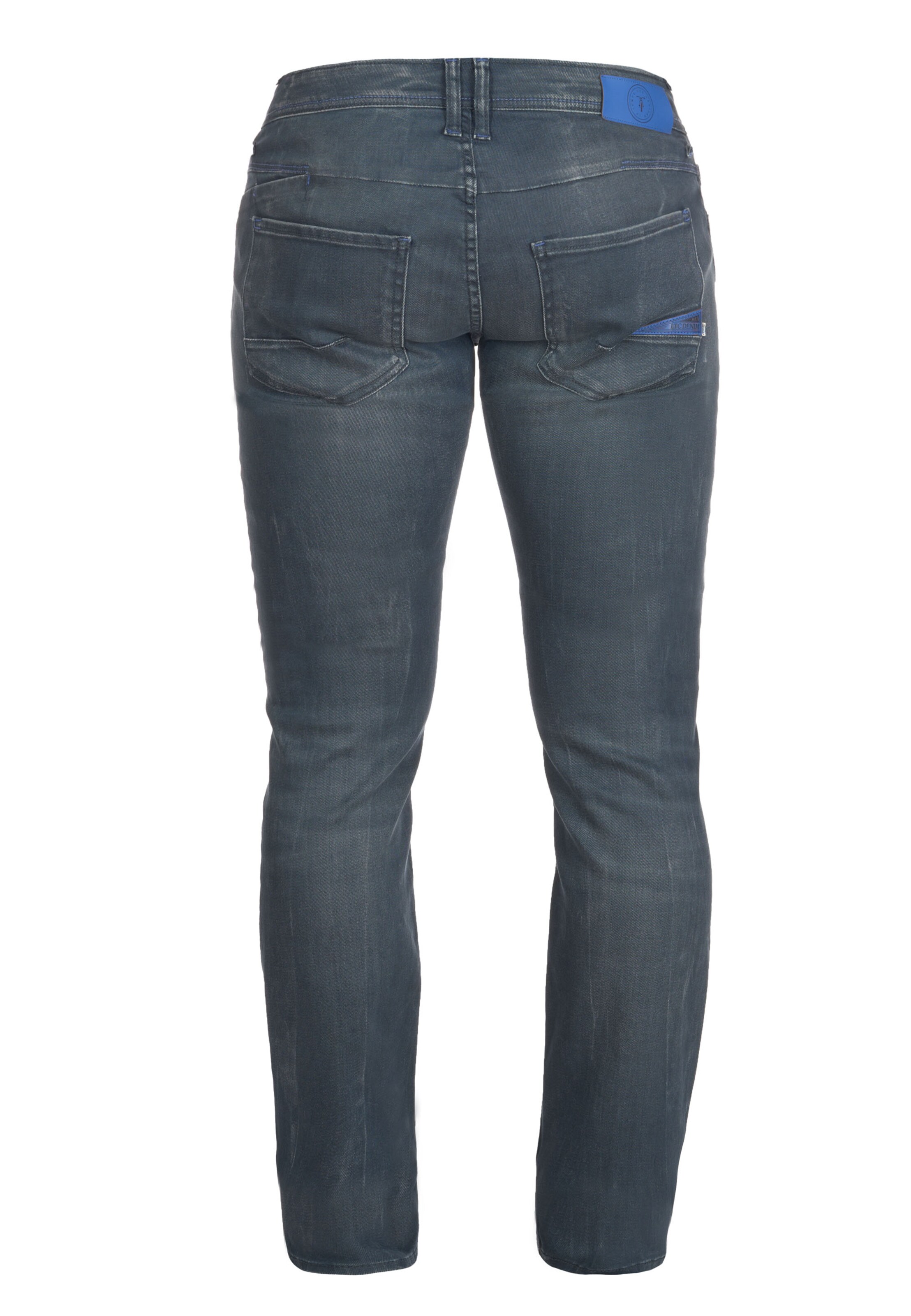 Le Temps Des Cerises Slimfit Jeans '700/11' in Blauw