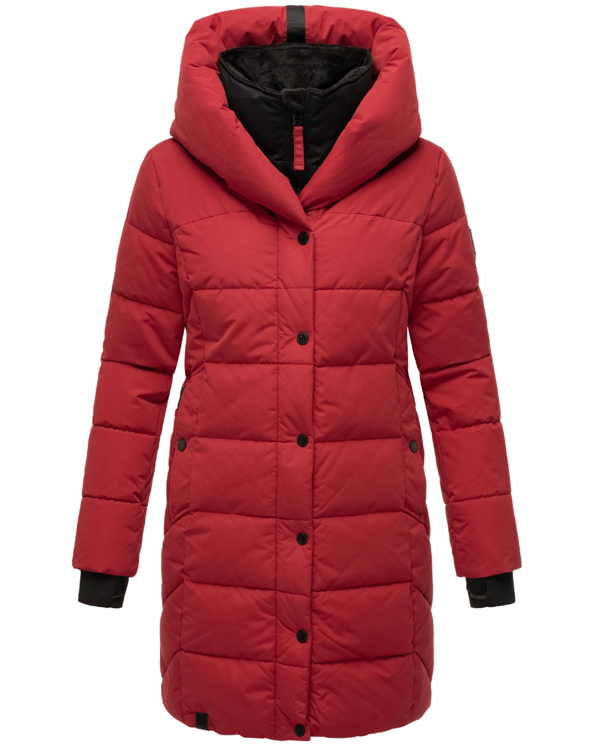 Palton de iarnă 'Knutschilein' de la NAVAHOO pe roșu: față