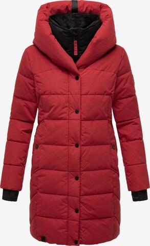 NAVAHOO - Sobretudo de inverno 'Knutschilein' em vermelho: frente