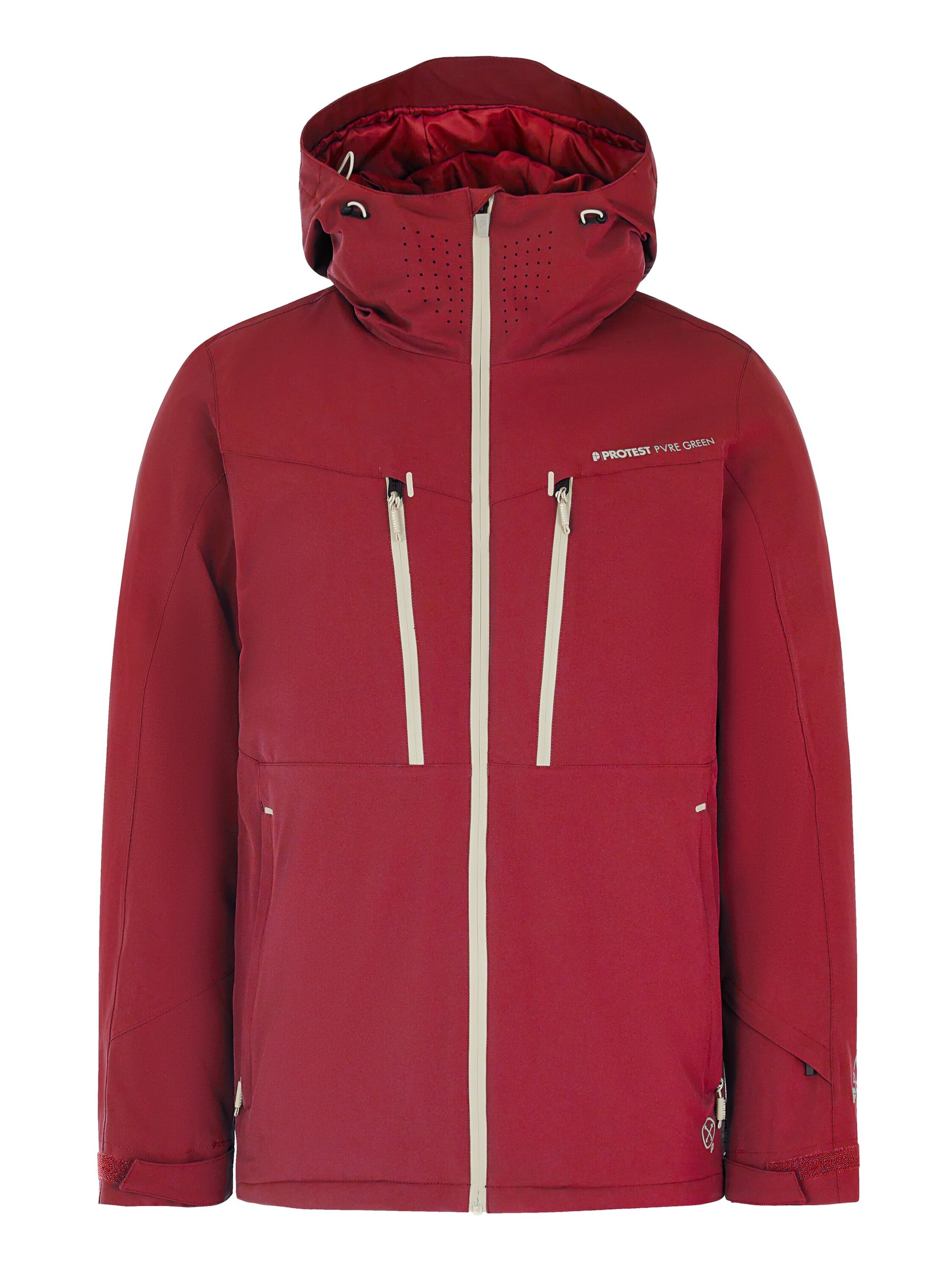 PROTEST Sportjacke 'PRTTIMOTHY'‌‌‌‌‌ in Rot: Vorderseite