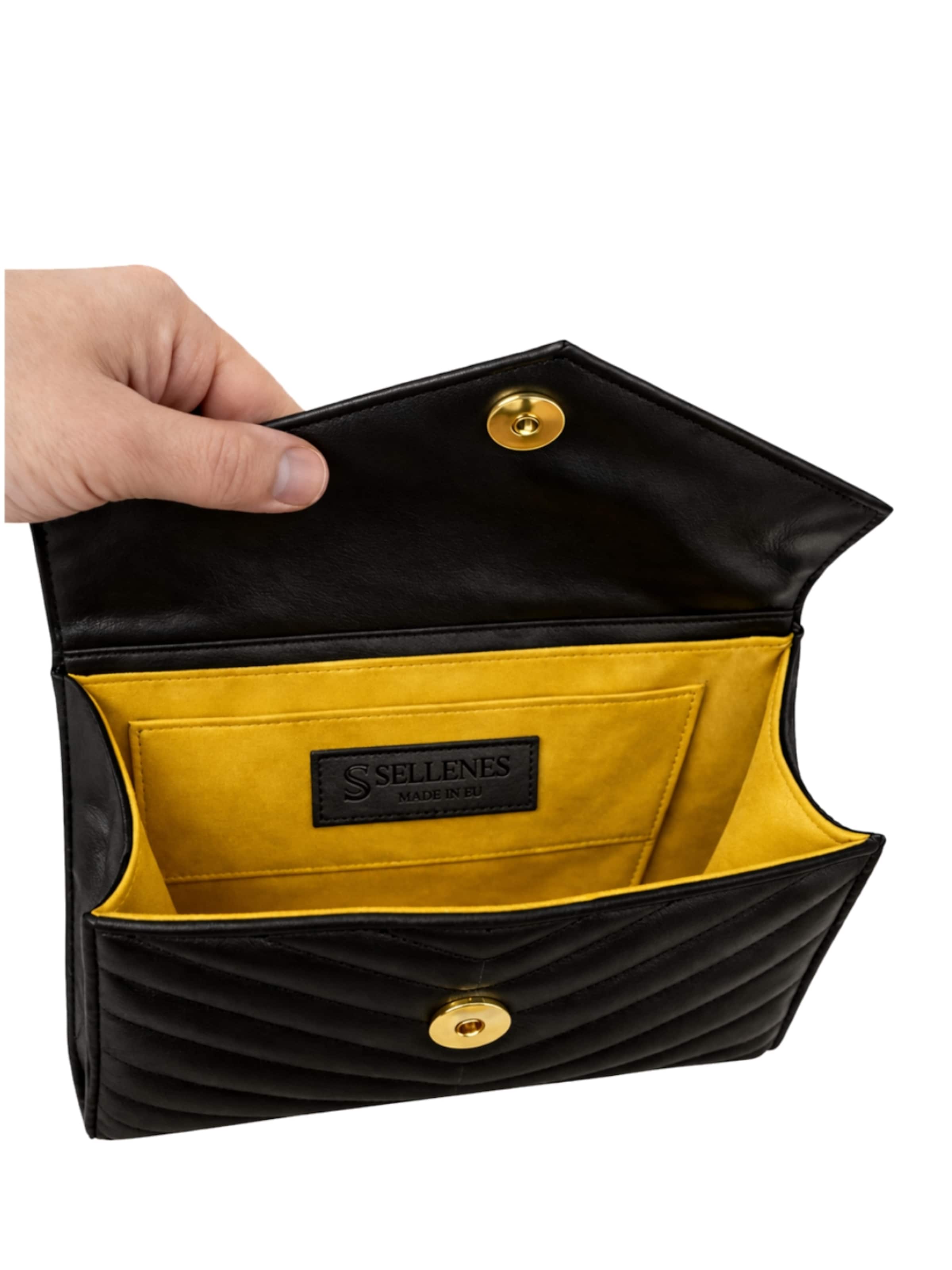 Pochette 'Valey' di Sellenes in nero