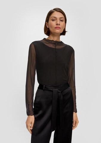 s.Oliver BLACK LABEL Bluse i svart: forside