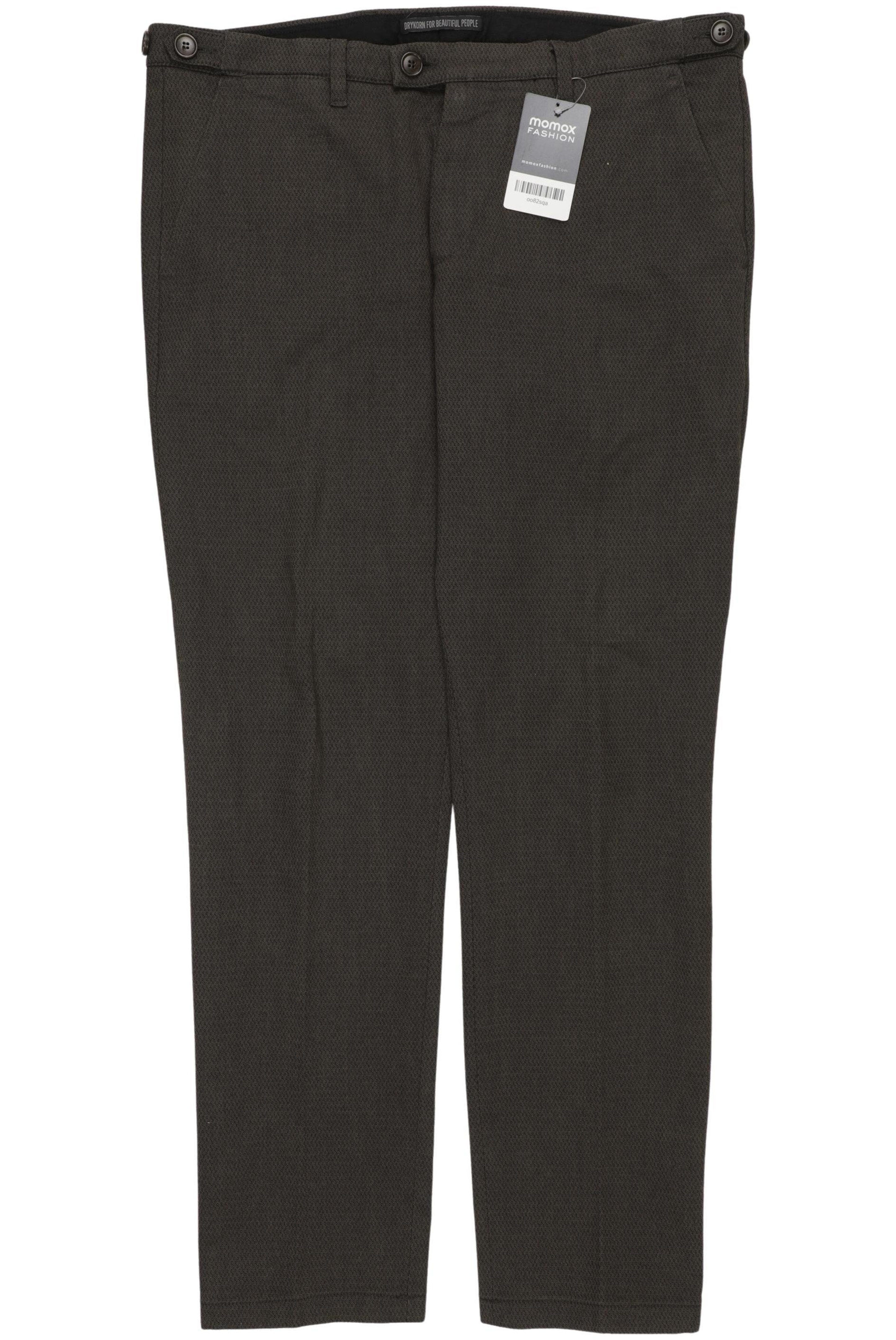 DRYKORN Pants in 34 in Brown: front