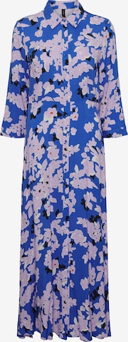 Y.A.S Shirt Dress 'Savanna' in Blue: front