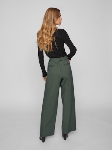 VILA Wide Leg Hose 'Varone' in Grün